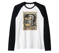 Halloween Skeleton The Mental BakeDown Tarot, Panadero Camiseta Manga Raglan