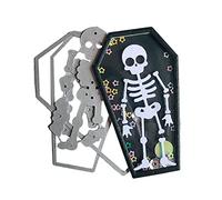 Halloween Skull Coffin Metal Cuting Die Foto Album Dekoration Accessoires For Journal Diary Decoration Schnittstirme für Scrapbooking