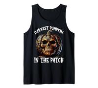 Halloween Skull Graphic For Darkest Pumpkin In The Patch Camiseta sin Mangas