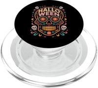 Halloween Skull Typography Graphic Creepy Spooky PopSockets PopGrip para MagSafe