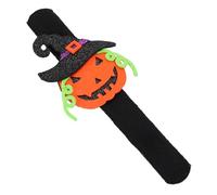 Halloween Slap Bracelet, Decorative Festival Wristband, 8.27x2.95x0.39in Fun Costume, Goodie Stuffer, Spooky Holiday Accessory for Costume Competitions, School Events, Fall Celebrations, Parties