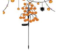 Halloween Solar Lights, Pumpkin Glow Lantern, Waterproof Outdoor with Sturdy Layer, Funny Decoration with Refined Texture, 20x8cm Party Lighting Category, Yard Garden Patio Porch for Celebration
