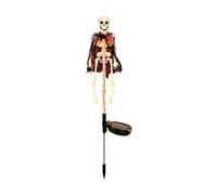 Halloween Solar Skeleton Outdoor Decor - Solar-Powered Glowing Skeleton
