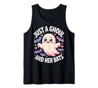 Halloween Solo un Demonio Que ama los murciélagos Camiseta sin Mangas