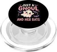 Halloween Solo un Demonio Que ama los murciélagos PopSockets PopGrip para MagSafe