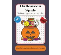 Halloween-Spaß-Gruselige Wortsuche Rätsel: Wortsuche-rätsel einfach zu lesen über Halloween, grüsel 6x9 inches, 110 seiten, 50+ worträtsel Geschenk für Urlaub, Ferien und Entspannung