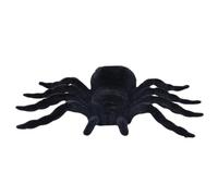 Halloween Spider | Creepy Fuzzy Black Spider | Party Favors, Fake Spiders S