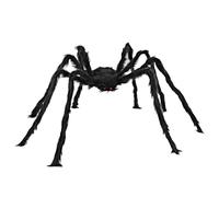 Halloween Spider Outdoor Decorations - Gran araña Peluda con Web para Patio y Patio | Creepy Crawler Halloween Lawn Prop Diseñado para impregnar un Aterrador, Este Aura mística