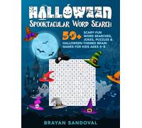 Halloween Spooktacular Word Search: 50+ Creepy-Fun Word Searches, Puzzles, Jokes & Halloween Games for Kids Ages 5-8