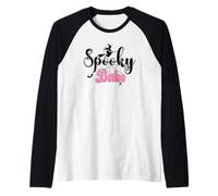 Halloween Spooky Babe Camiseta Manga Raglan