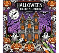 Halloween spooky colouring book (“Festive Escapes”: Adult coloring books with a holiday theme)