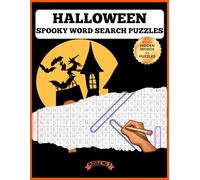 Halloween Spooky Word Search Puzzles: Word Search Puzzle Book - Halloween, Haunted Houses & Spooky Creatures - 8.5 x 11, 50 Puzzles