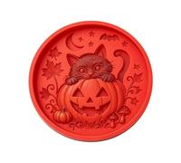 Halloween Stepping Stone Mold 30cm Spooky Skull Ghost Cement Path Maker