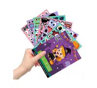 Halloween Stickers Halloween Party Games Stickers Make Your Own Halloween Stickers Kids Halloween Activities Stickers Pumpkin Zombie Witch Vampire