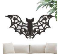 Halloween Stickers, Mirror Reflective Effect Wood Spider Pumpkin Sign, Halloween Window Decorations For Haunted House Holiday Crafting Projects