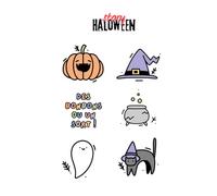 Halloween Story Journal Trick or Treat Fun - A Spooky Activity Notebook for Kids and Adults, Travel Diary, 6x9 In: for Creative Writing and Spooky Reflections