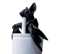 Halloween Straw Toppers - Cute Reusable Drink Stopper for Water Bottles, Cups with Bat Design, Festive Ornament for Glasses, Holiday, Spring, Thanksgiving Parties, 8.27x3.94 Inches