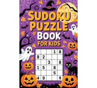 Halloween Sudoku Easy Puzzle: Portable Activity Companion for Ages 9-12 Years