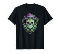 Halloween Sugar Skull Totenkopf Dia De Los Muertos Calavera Camiseta