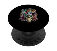 Halloween Sugar Skull Totenkopf Dia De Los Muertos Calavera PopSockets PopGrip Adhesivo