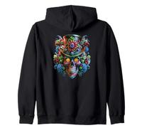 Halloween Sugar Skull Totenkopf Dia De Los Muertos Calavera Sudadera con Capucha