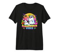 Halloween Summerweens Fantasmas Divertidos paseando a un Camiseta Premium