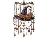 Halloween Suncatcher Wind Chime, 2D Acrylic Autumn Crystal Sound Crafts