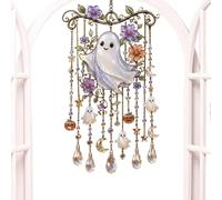 Halloween Suncatcher Wind Chime, 2D Acrylic Autumn Crystal Sound Crafts