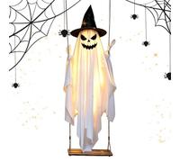 Halloween Swing Ghost | Spooky Light Up Battery Powered Reusable