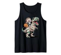 Halloween T-Rex Dinosaurio Erizo Momia Tyrannosaurus Rex Camiseta sin Mangas