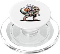 Halloween T-Rex Dinosaurio Nutria Marina Momia Tyrannosaurus PopSockets PopGrip para MagSafe