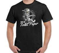 Halloween T-Tshirts Camisetas y Tops out of Toilet Paper Mens Funny Costume Fancy Dress Outfit Top(Large)