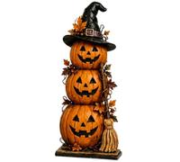 Halloween Table Sign | Haunted House Pumpkin Ghost Ornament
