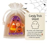 Halloween Tarjetas de Abrazos | Forma de Fuego Fantasma Tarjetas Portátiles Inspiradoras | Detalle Incentivo para Estudiantes Adolescentes Niños Empleados Adultos Companeros Graduados Equipos Salas Es