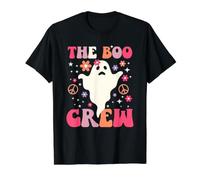 Halloween The Boo Crew - Lindo Fantasma - Familia Espeluznante a Juego Camiseta gráfica económica, Hombre, Negro, L