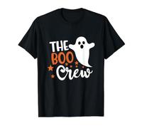 Halloween The Boo Crew - Lindo Fantasma - Familia Espeluznante a Juego Camiseta gráfica económica, Hombre, Negro, S