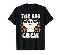 Halloween The Boo Crew - Lindo Fantasma - Familia Espeluznante a Juego Camiseta gráfica económica, Hombre, Negro, M