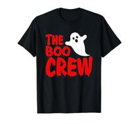 Halloween The Boo Crew - Lindo Fantasma - Familia Espeluznante a Juego Camiseta gráfica económica, Hombre, Negro, XL