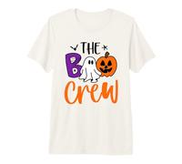 Halloween The Boo Crew, Lindo Fantasma y Espeluznante combinación Familiar Camiseta Premium