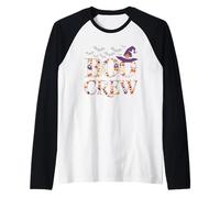 Halloween The Boo Crew - Murciélagos espeluznantes - Familia de niños Lindos Camiseta Manga Raglan