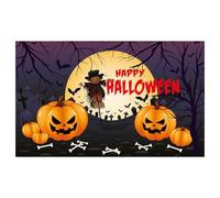 Halloween Theme Backdrop, 180 x 110 cm Happy Halloween Backdrop -Versatile Photography Background Party Supplies For Kids Adult Birthday Home Indoor Wedding Decor School Activity