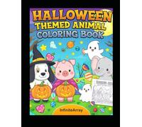Halloween Themed Animal Coloring Book: Trick-or-Treat Fun with Cute Animal Characters
