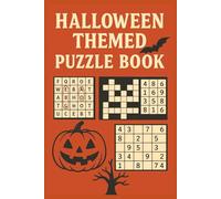 Halloween Themed Puzzle Book: “Spooky & Fun Halloween Puzzles: Word Searches, Crosswords, & Sudoku”