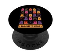Halloween Too Cute To Spook Fun Ghosts PopSockets PopGrip Adhesivo