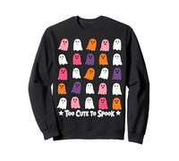 Halloween Too Cute To Spook Fun Ghosts Sudadera