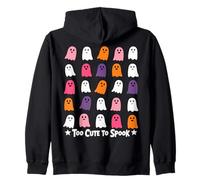 Halloween Too Cute To Spook Fun Ghosts Sudadera con Capucha