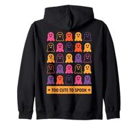 Halloween Too Cute To Spook Fun Ghosts Sudadera con Capucha