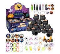Halloween Toys, Games, Odorless Reutilizable Interactive Set with Fun Pieces, Activity Kit Daycare Classroom Birthday, Halloween Game for Carnival Prizes, 11,42 x 11,02 x 4,53 pulgadas