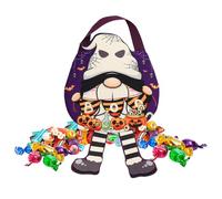 Halloween Treat Bags, Reusable Tricks or Treats Bag, 11.42x7.87 Inches Non Woven Fabric Snack Tote for Toy, Candy, Event Organizers, Haunted House, Retail Store, School Parties