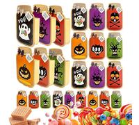 Halloween Treat Boxes - Bolsas de Halloween y tarjetas de manualidades | Bolsas de papel para tarjetas de manualidades, golosinas de piel de Bay en forma de reservas de para jóvenes y viejos